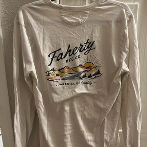 Faherty long sleeve tee shirt